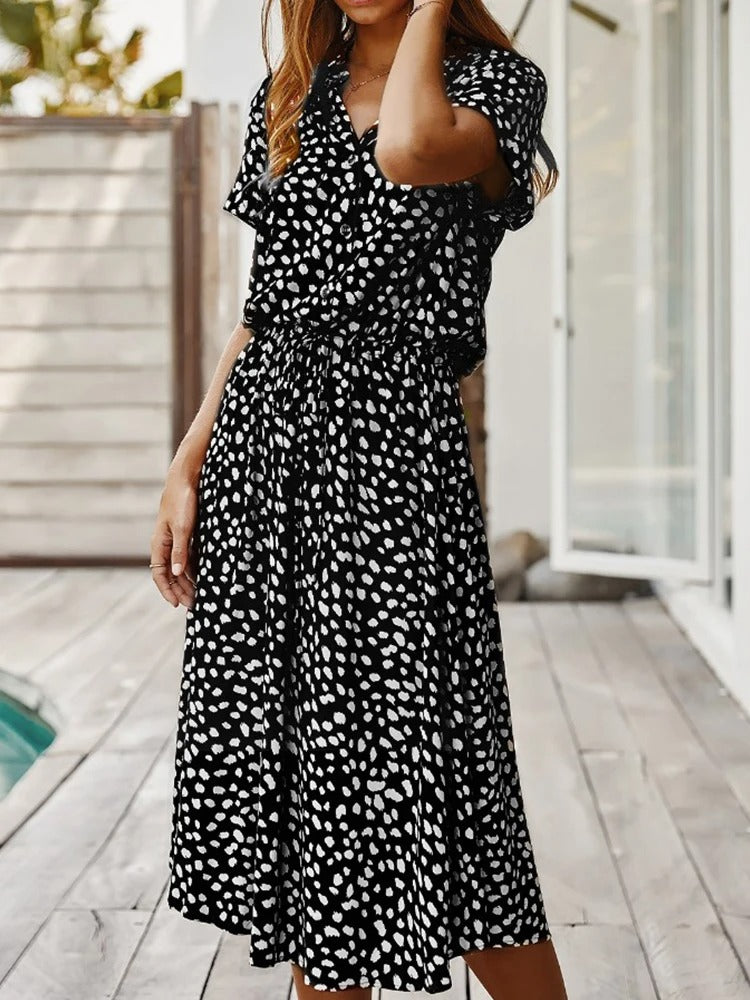Zomerjurk Luchtig met Stijlvolle Bloemenprint