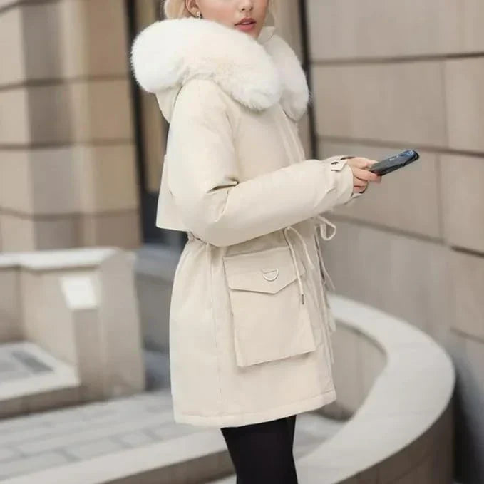 Elegante Winterjas voor Vrouw Warm en Stijlvol