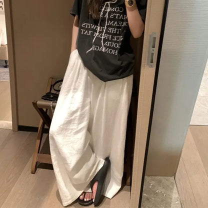 DazzleTrend oversized linnen broek