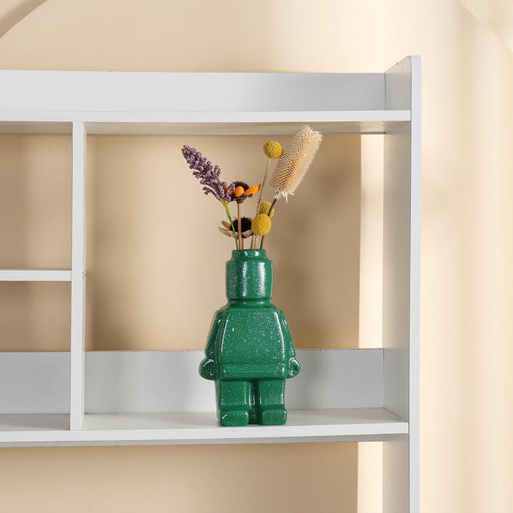 Keramische Robot Bloempot BrickBotanica Decoratief