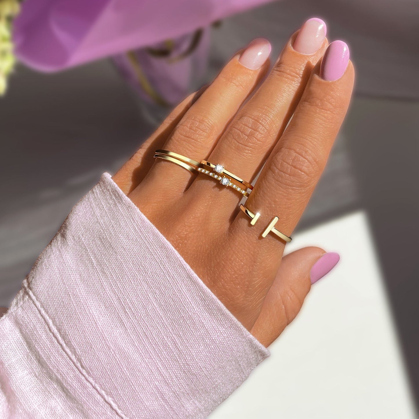 Verstelbare Open Ring voor Vrouw en Man