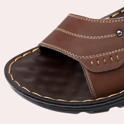 Leren Sandalen Heren Zomerklassieker Casual Stijl