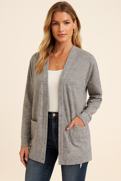 Dames Vest Met Zakken Elegant Design Ravina - Mode Vibes