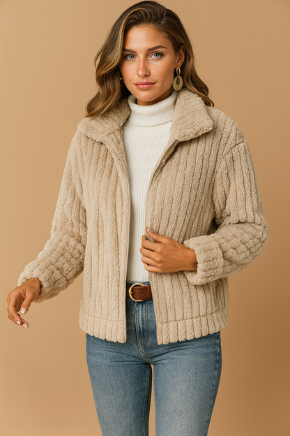 Dames Fleece Vest Zacht met Rits voor Outdoor - Mode Vibes