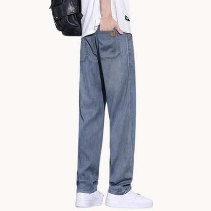 Heren Loose-Fit Jeans Retro Stijl Casual
