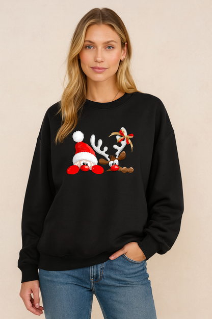Dames Kersttrui Rendier-print Festief Warm - Mode Vibes