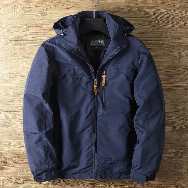 Waterdichte & Ademende Heren Outdoorjas – Winddicht & Functioneel