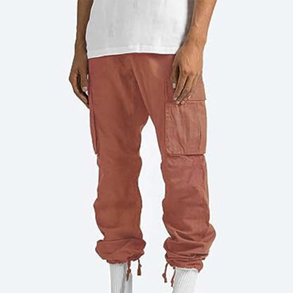 Heren Cargo Broek Zwart Comfortabele Stof