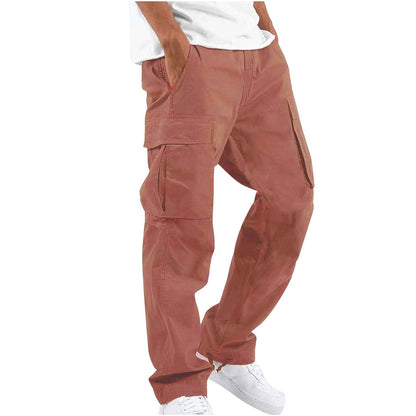 Heren Cargo Broek Zwart Comfortabele Stof