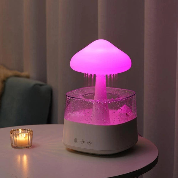Luchtbevochtiger met Nachtverlichting en Aromatherapiefunctie