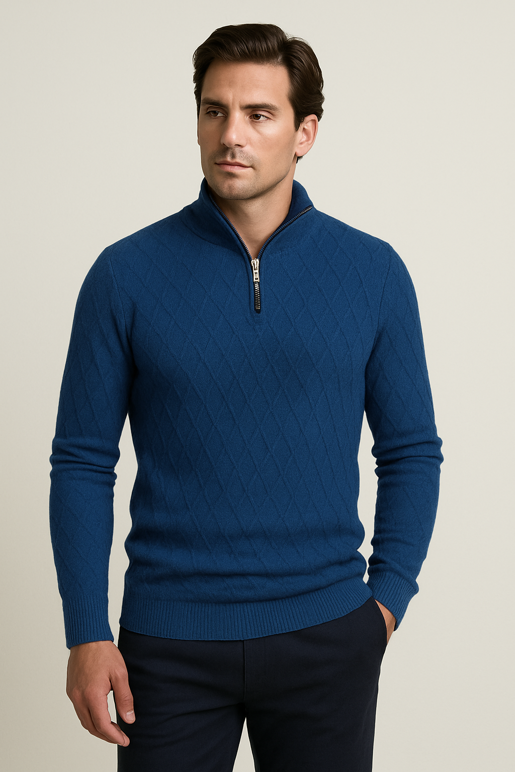 Heren Pullover Warm Acryl Mix Trui - Mode Vibes