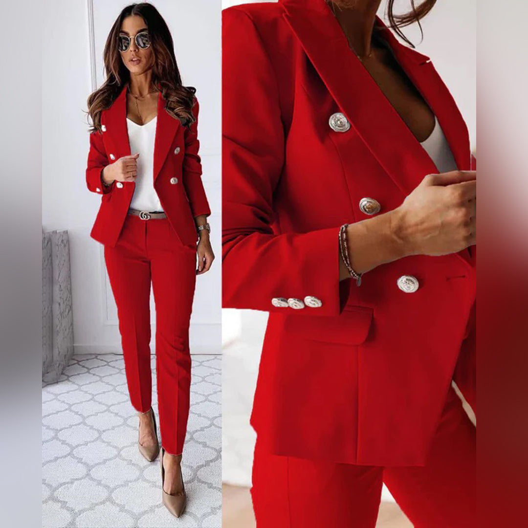 Stijlvolle Blazer Broek Set voor Vrouw