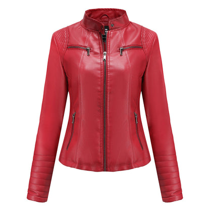 Leren Dames Jas Stoer Elegant Model