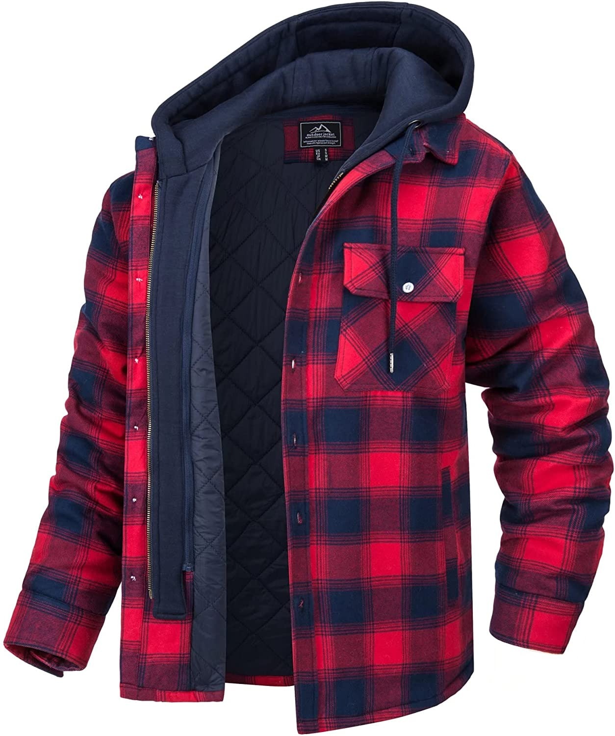 Heren Vest met Capuchon Warm Isolatie Vest Ethan