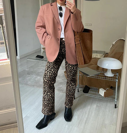 Retro Chique Hoge Taille Kokerbroek