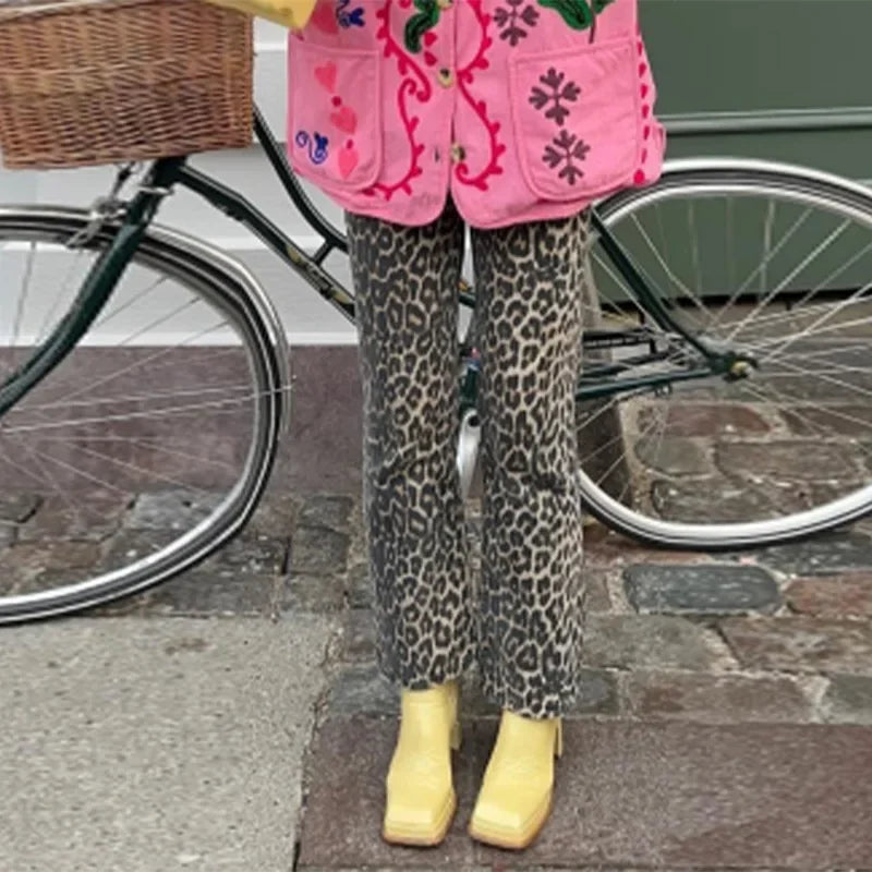 Retro Chique Hoge Taille Kokerbroek
