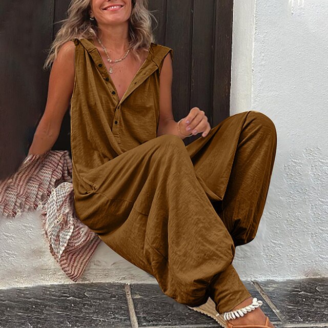 Dames Jumpsuit Jurk met Broek