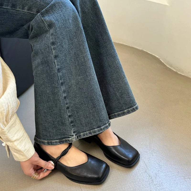 Luxe Elegantie Mary Jane Schoenen