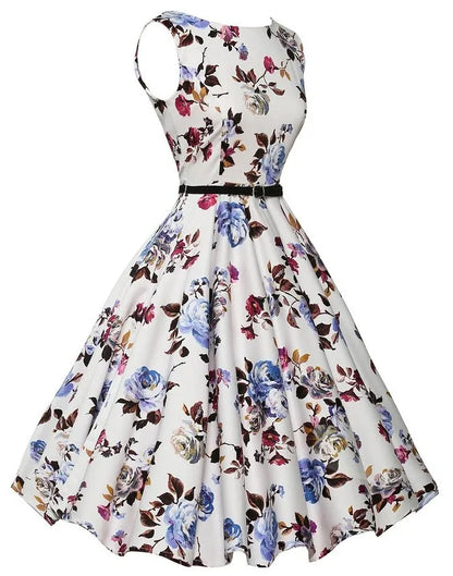 Prachtige Retro Zomerjurk van Luna voor Tijdloze Elegantie