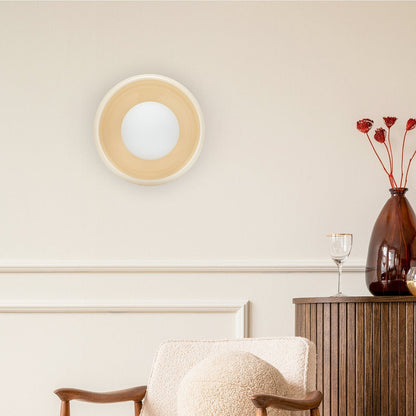 Wandlamp Ronde Keramische Schakelbare Lamp Circo