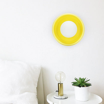 Wandlamp Ronde Keramische Schakelbare Lamp Circo