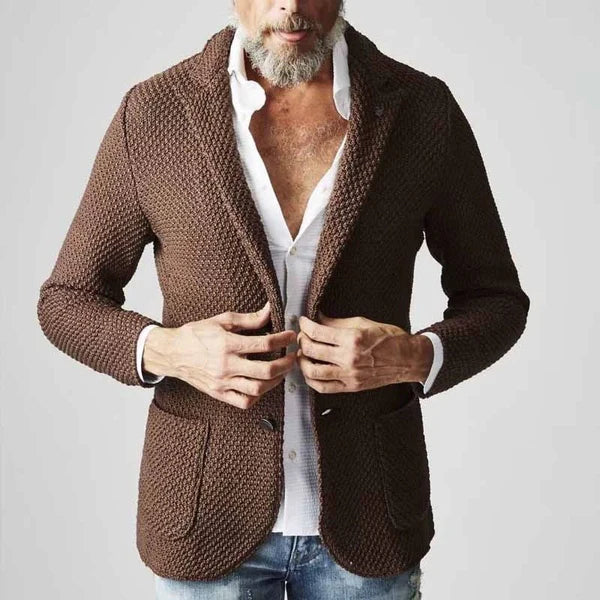 Riviera | Zwarte Blazer Dames – Tijdloos Visgraatpatroon, Elegante Pasvorm 3