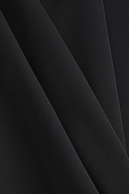 Elegante Maxijurk Zwart Halterneck Avondjurk voor Vrouw