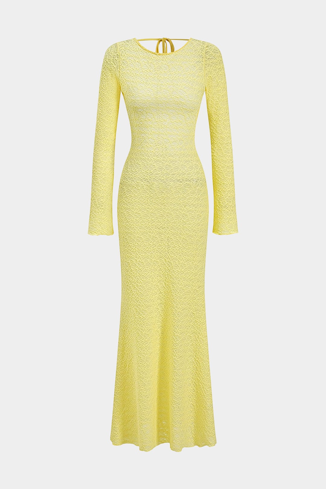 Maxi Jurk Rugstrik Glamour Elegante Vrouwelijke Jurk - Mode Vibes