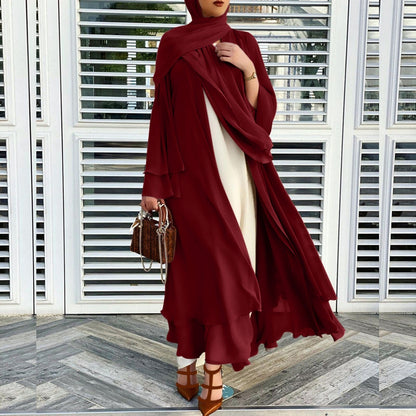 Moslim Abaya met Hijab Lichtgewicht en Stijlvol