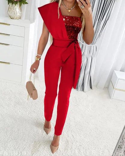 Avond Jumpsuit Elegant en Stijlvol voor Vrouw