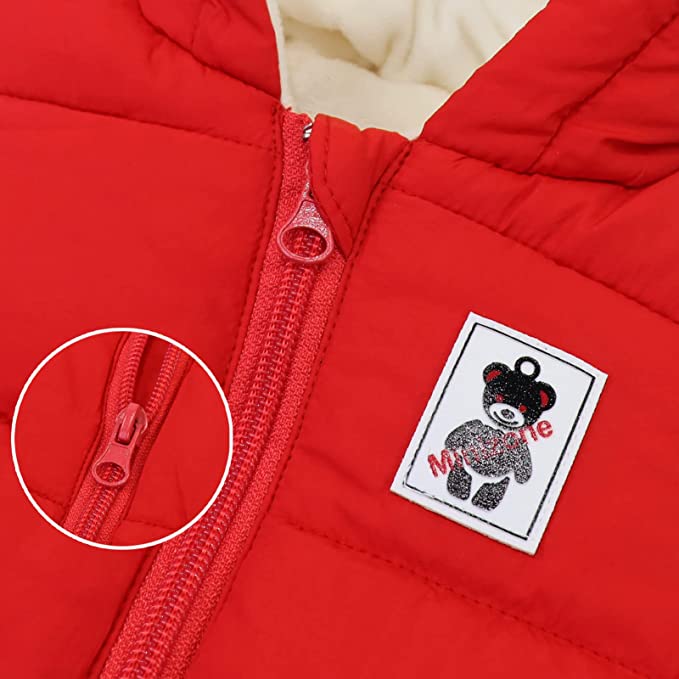 Baby Romper Met Berenoortjes Warme Winteruitvoering