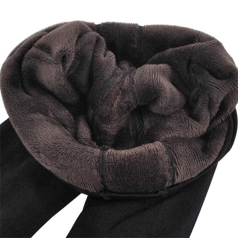 Dames Fleece Legging Zacht Warm voor Winter