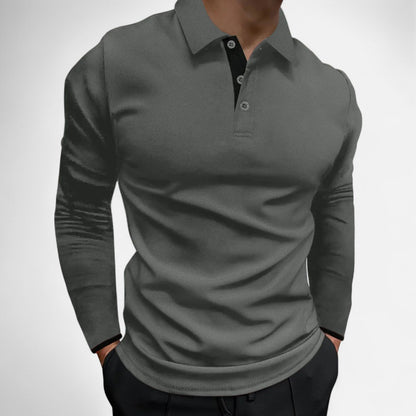 Rovian | Polo a maniche lunghe elegante e traspirante 3