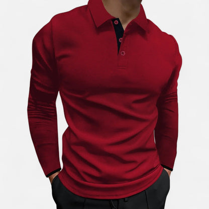 Rovian | Polo a maniche lunghe elegante e traspirante 5