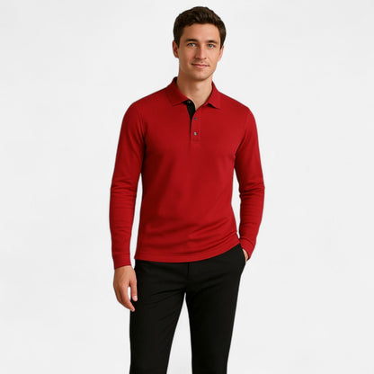 Rovian | Polo a maniche lunghe elegante e traspirante 7