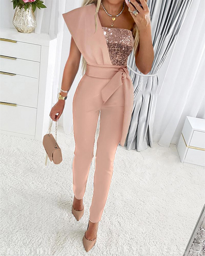 Avond Jumpsuit Elegant en Stijlvol voor Vrouw