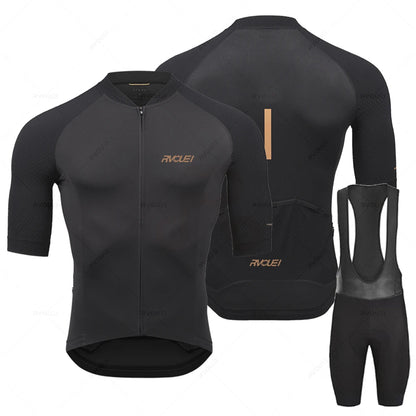 Rvouei | Set di maglia ciclistica a manica lunga
