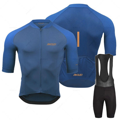 Rvouei | Set di maglia ciclistica a manica lunga