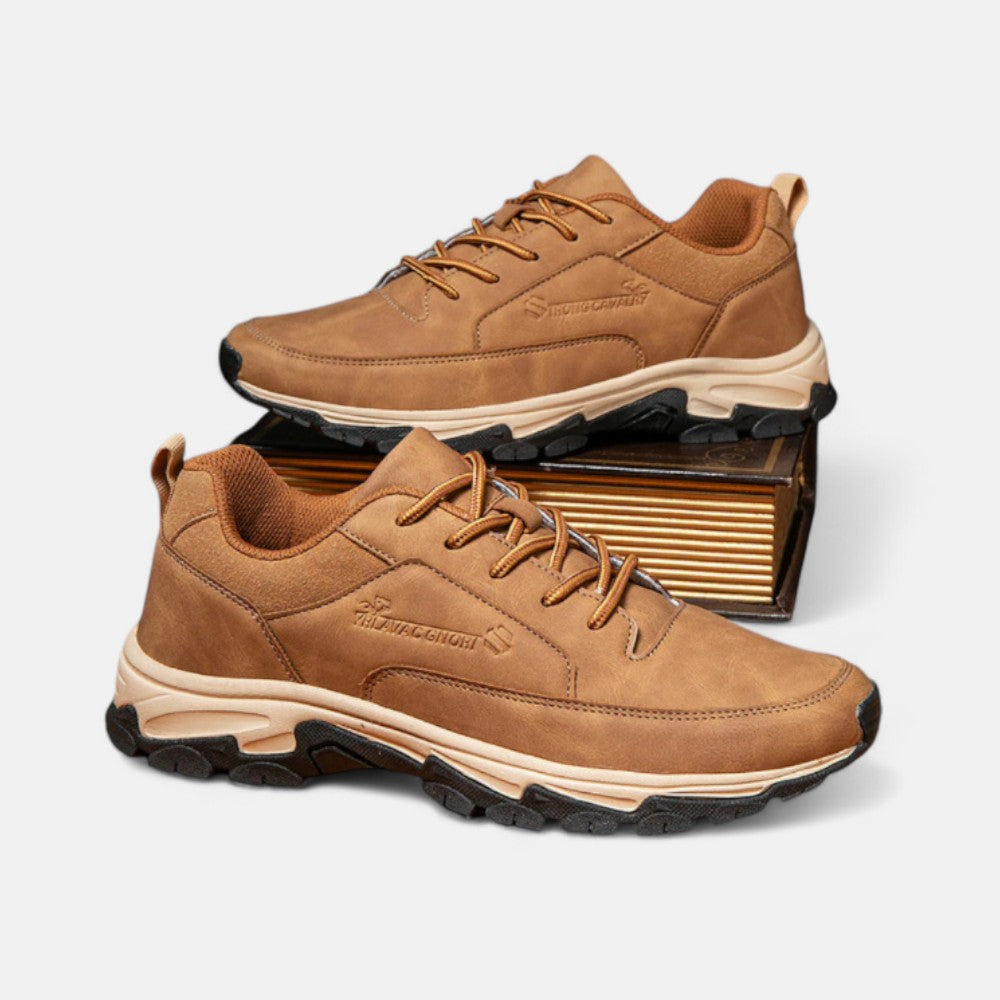 Leren Veterschoenen Heren Sportief Casual