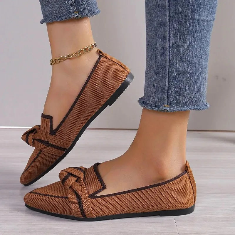 Félicité Bow Tie Ballerina Flats