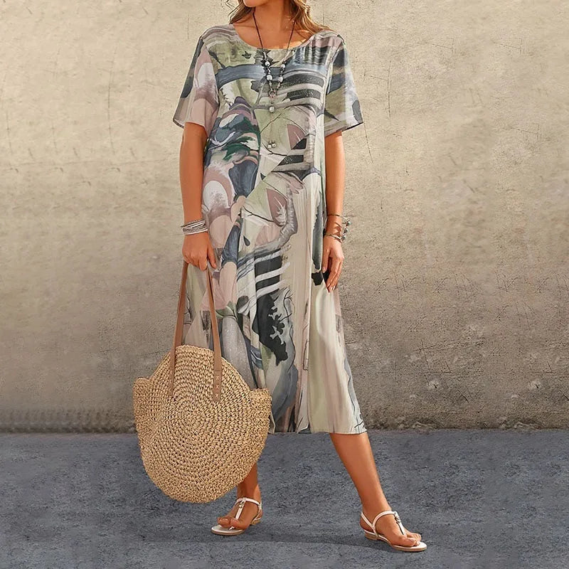 Zomerjurkje Casual KorteJurk voor Vrouw