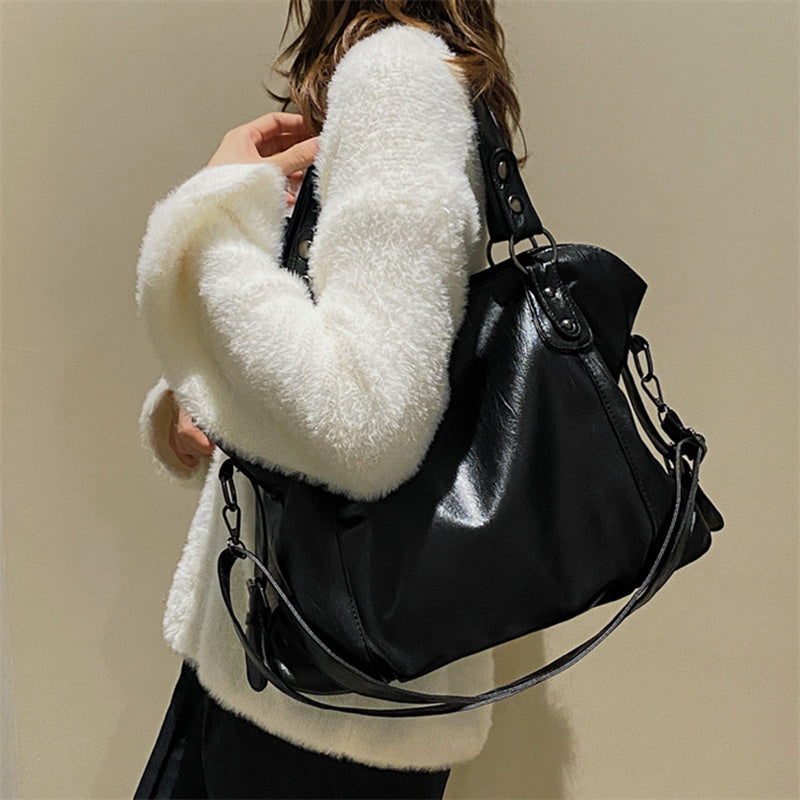 Elegante Vegan Leren Handtas – Duurzaam & Ruim