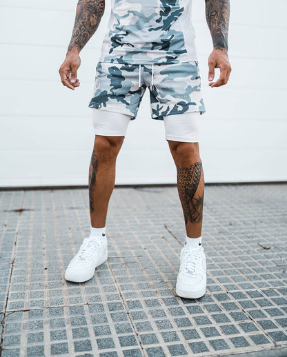 Herensport Shorts 2-in-1 voor Fitness en Running