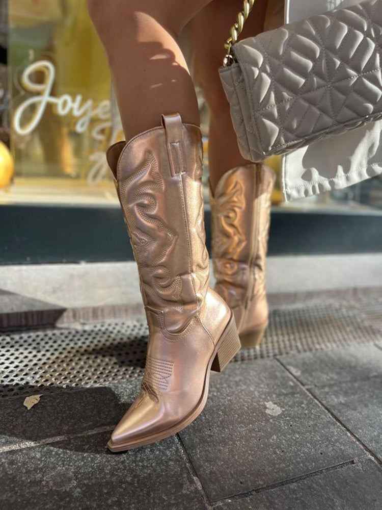 Western Enkellaarsjes Dames met Hak – Casual & Stijlvol