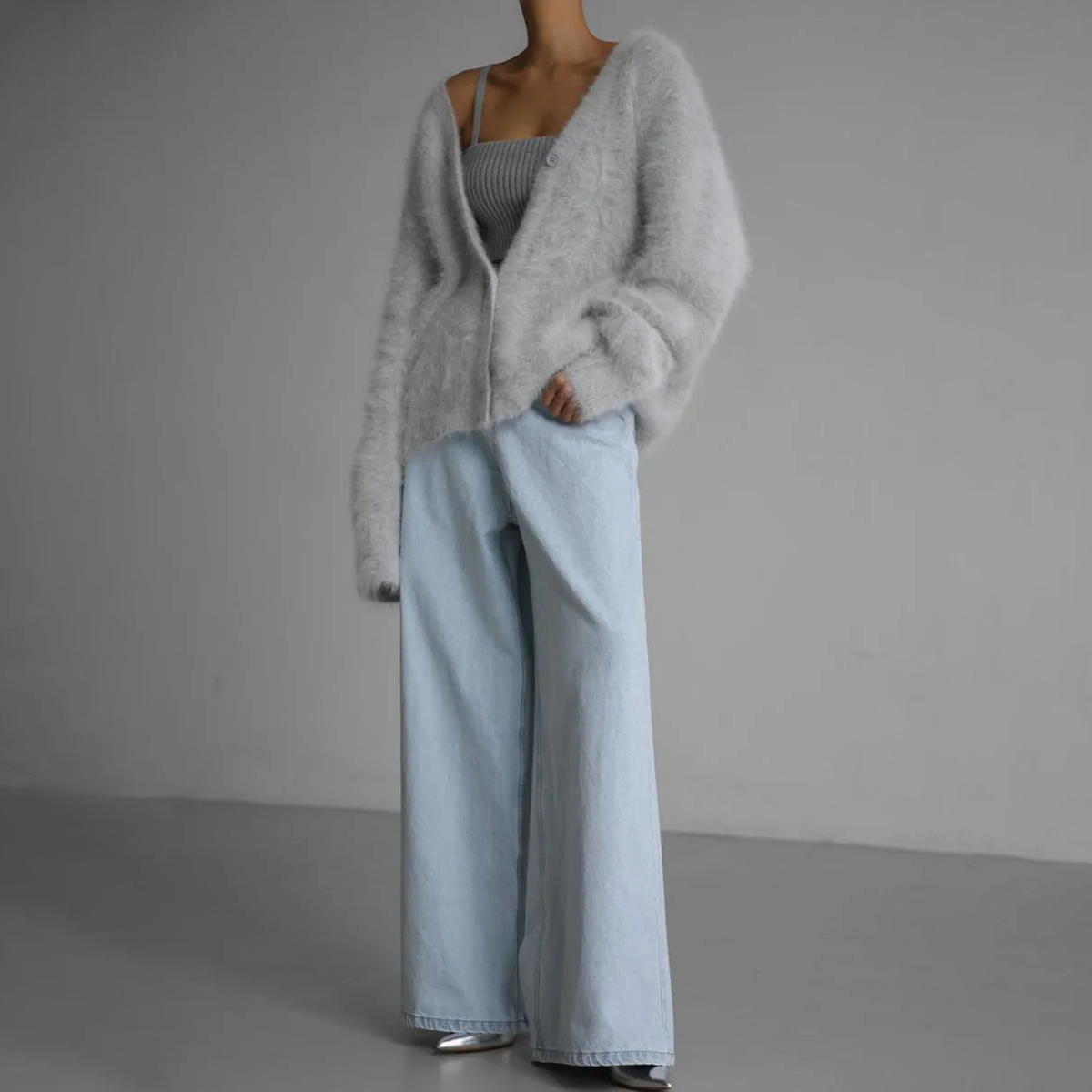 Aurora Kasjmier-Look Damesvest – Zacht en Stijlvol Wintervest voor Koude Dagen