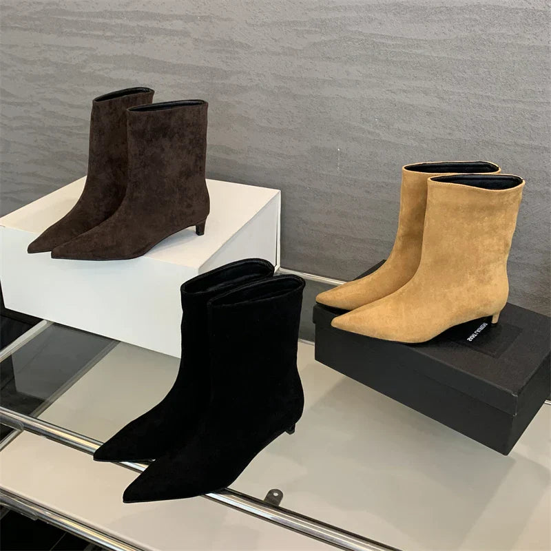 Suède Winterlaarzen Dames Luxe Warm en Comfortabel