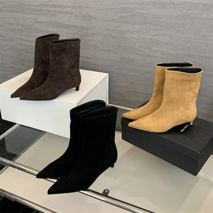 Suède Winterlaarzen Dames Luxe Warm en Comfortabel