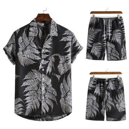 Herencombi Zomerse Hawaii Print Korte Broek