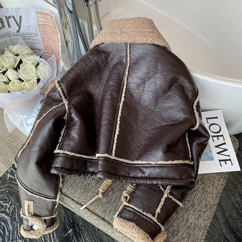 Leren Jas Winter Warm en Stijlvol