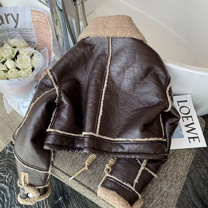Leren Jas Winter Warm en Stijlvol